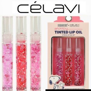Celavi X Peanuts Snoopy Tinted Lip Oil Trio